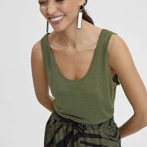 Lola Casademunt Camisetas Y Tops<Camiseta lisa de tirantes CALDERA