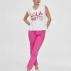 Lola Casademunt Camisetas Y Tops<Camiseta Lola Pretty BLANCO-ROSA