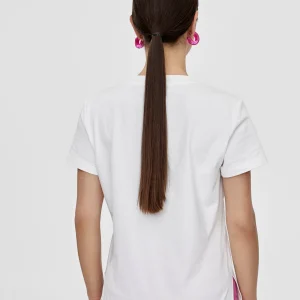 Lola Casademunt Camisetas Y Tops<Camiseta Lola Pretty BLANCO-ROSA