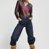 Lola Casademunt Camisetas Y Tops<Camiseta lúrex METAL-MULTICOLOR