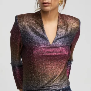 Lola Casademunt Camisetas Y Tops<Camiseta lúrex METAL-MULTICOLOR