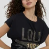 Lola Casademunt Camisetas Y Tops<Camiseta posicionado frontal NEGRO
