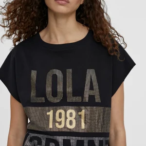 Lola Casademunt Camisetas Y Tops<Camiseta posicionado frontal NEGRO