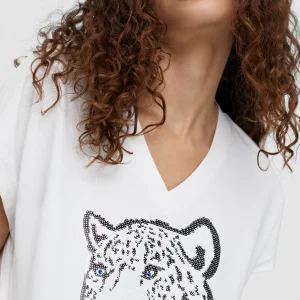 Lola Casademunt Camisetas Y Tops<Camiseta posicionado trigre BLANCO