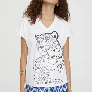 Lola Casademunt Camisetas Y Tops<Camiseta posicionado trigre BLANCO