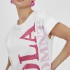 Lola Casademunt Camisetas Y Tops<Camiseta posicionado vertica Lola BLANCO-ROSA