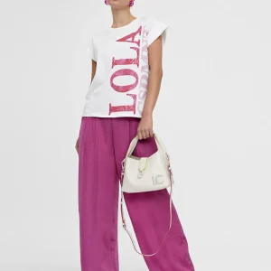 Lola Casademunt Camisetas Y Tops<Camiseta posicionado vertica Lola BLANCO-ROSA