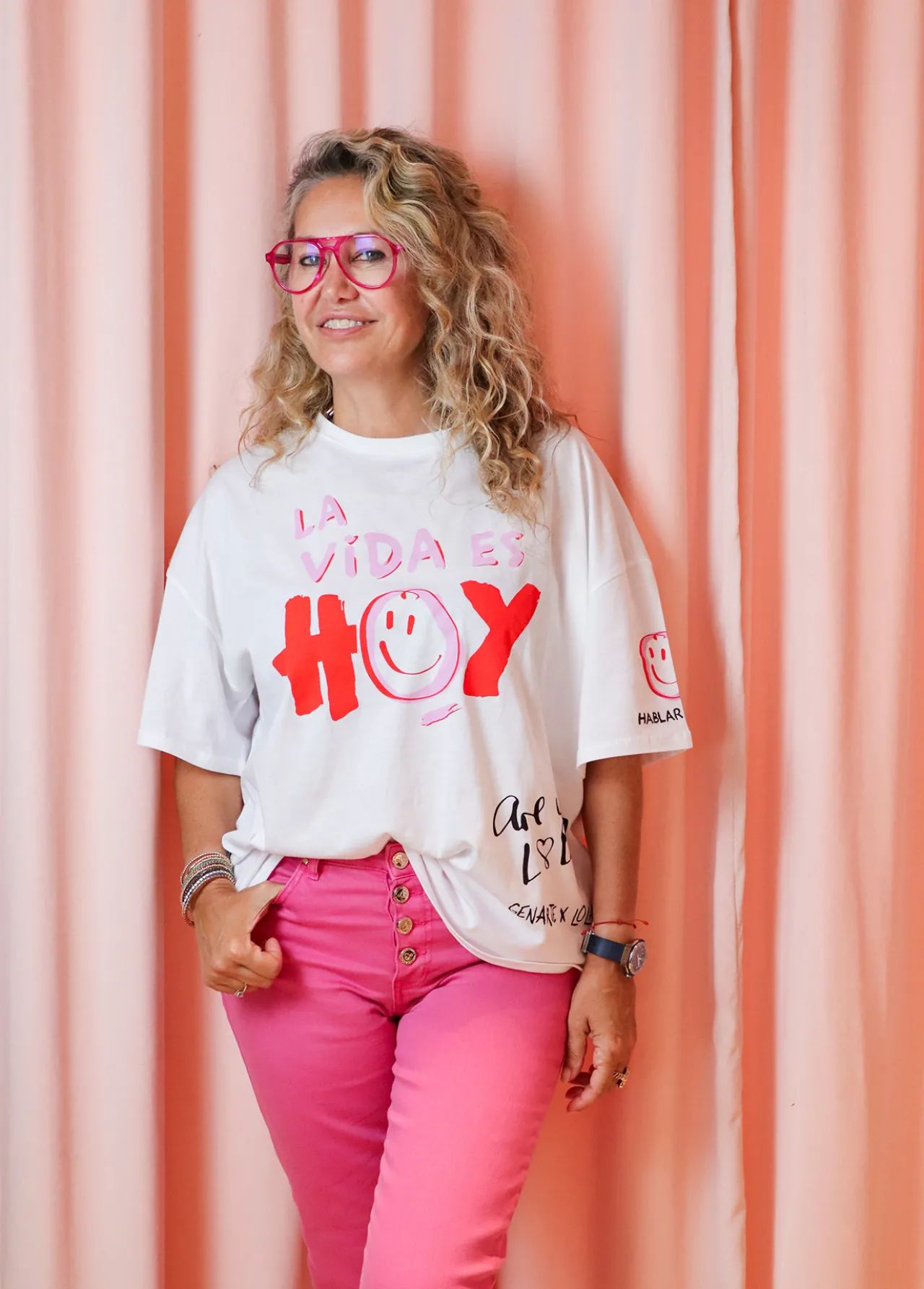 camiseta_princesa_girona_0.webp Lola Casademunt Camisetas Y Tops | Artículos Solidarios<Camiseta Princesa Girona BLANCO