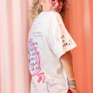 Lola Casademunt Camisetas Y Tops | Artículos Solidarios<Camiseta Princesa Girona BLANCO