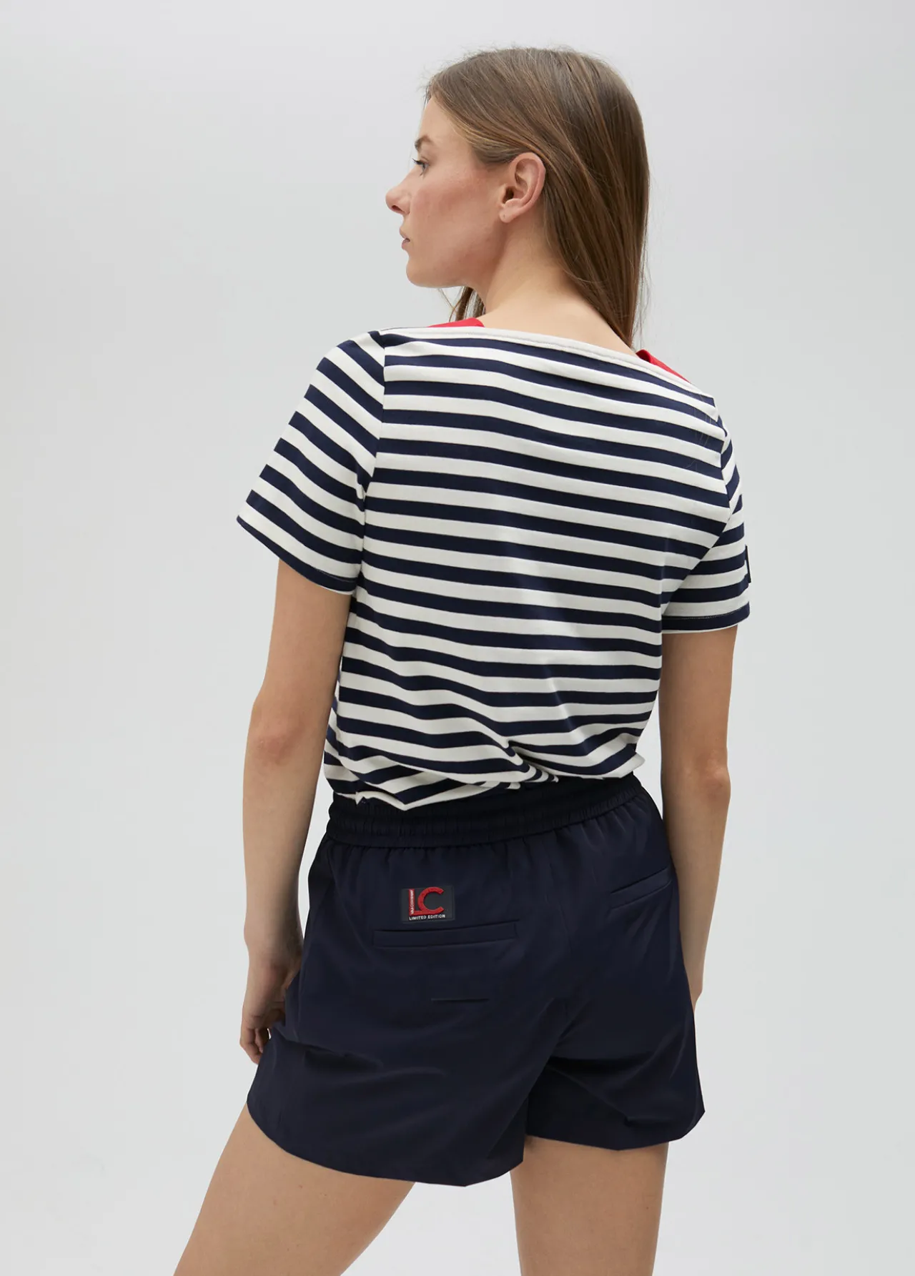 Lola Casademunt Camisetas Y Tops<Camiseta rayas manga corta en algodón 100% - Lola Casademunt AZUL-BLANCO
