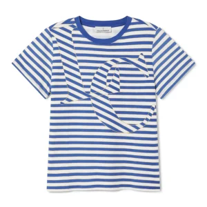 Lola Casademunt Camisetas Y Tops<Camiseta rayas posicionado LC AZUL-BLANCO