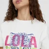 Lola Casademunt Camisetas Y Tops<Camiseta tigre BLANCO-ROSA