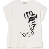 Lola Casademunt Animal Print | Camisetas Y Tops<Camiseta tigre BLANCO