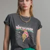 Lola Casademunt Camisetas Y Tops<Camiseta tigre desgastada GRISOSCURO