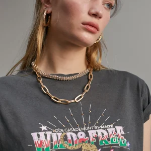 Lola Casademunt Camisetas Y Tops<Camiseta tigre desgastada GRISOSCURO