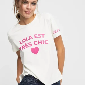 Lola Casademunt Camisetas Y Tops<Camiseta Très Chic BLANCO