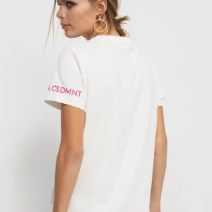 Lola Casademunt Camisetas Y Tops<Camiseta Très Chic BLANCO