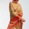 Lola Casademunt Otros Complementos | Punto<Capa de punto MARRON-NARANJA