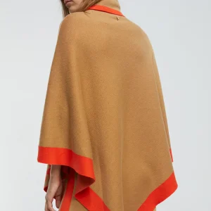 Lola Casademunt Otros Complementos | Punto<Capa de punto MARRON-NARANJA