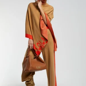 Lola Casademunt Otros Complementos | Punto<Capa de punto MARRON-NARANJA