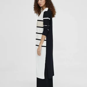Lola Casademunt Chaquetas Y Gabardinas | Punto<Cardigan punto de rayas NEGRO-CRUDO