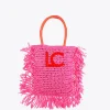 Lola Casademunt Bolsos | Baño<Cesto con logo a contraste AZULELECTRICO