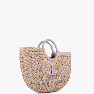 Lola Casademunt Bolsos | Baño<Cesto efecto ráfia MARRON-NEGRO