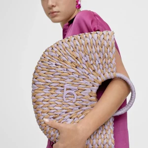 Lola Casademunt Bolsos | Baño<Cesto efecto ráfia MARRON-NEGRO