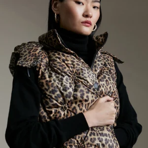 Lola Casademunt Animal Print | Chalecos<Chaleco acolchado animal print FUCSIA
