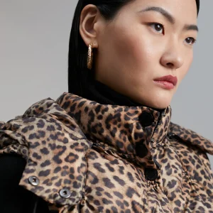 Lola Casademunt Animal Print | Chalecos<Chaleco acolchado animal print FUCSIA