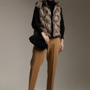 Lola Casademunt Animal Print | Chalecos<Chaleco acolchado animal print FUCSIA