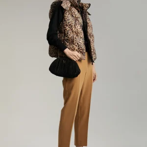 Lola Casademunt Animal Print | Chalecos<Chaleco acolchado animal print FUCSIA