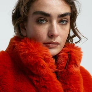 Lola Casademunt Chalecos<Chaleco de pelo NARANJA