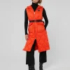 Lola Casademunt Chalecos<Chaleco largo acolchado NARANJA