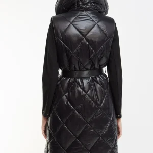 Lola Casademunt Chalecos<Chaleco largo acolchado NEGRO