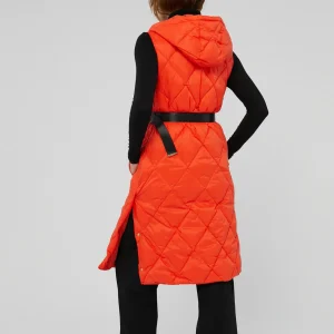 Lola Casademunt Chalecos<Chaleco largo acolchado NARANJA