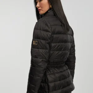Lola Casademunt Abrigos Y Cazadoras | Chaquetas Y Gabardinas<Chaqueta acolchada con cinturón NEGRO