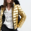 Lola Casademunt Abrigos Y Cazadoras<chaqueta acolchada metalizada DORADO