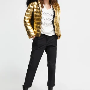 Lola Casademunt Abrigos Y Cazadoras<chaqueta acolchada metalizada DORADO