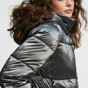 Lola Casademunt Abrigos Y Cazadoras<chaqueta acolchada metalizada GRISMETALIZADO