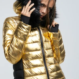 Lola Casademunt Abrigos Y Cazadoras<chaqueta acolchada metalizada DORADO