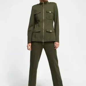 Lola Casademunt Chaquetas Y Gabardinas | Americanas Y Blazers<Chaqueta con cremallera KAKI