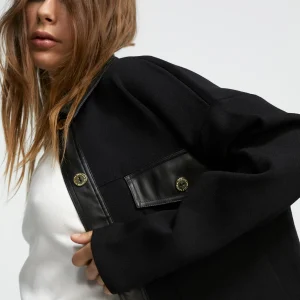 Lola Casademunt Chaquetas Y Gabardinas<Chaqueta corta de punto NEGRO