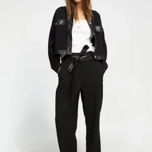 Lola Casademunt Chaquetas Y Gabardinas<Chaqueta corta de punto NEGRO