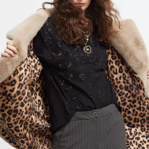 Lola Casademunt Abrigos Y Cazadoras<Chaqueta de pelo CAMEL