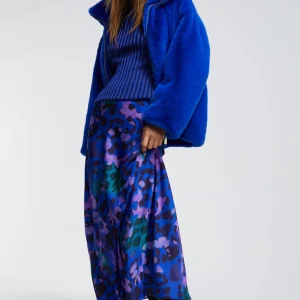 Lola Casademunt Abrigos Y Cazadoras | Chaquetas Y Gabardinas<Chaqueta de pelo AZUL