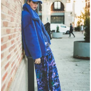 Lola Casademunt Abrigos Y Cazadoras | Chaquetas Y Gabardinas<Chaqueta de pelo AZUL