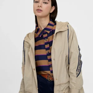 Lola Casademunt Chaquetas Y Gabardinas<Chaqueta deportiva con capucha BEIG