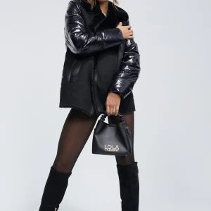 Lola Casademunt Abrigos Y Cazadoras<Chaqueta doble faz NEGRO