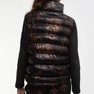 Lola Casademunt Animal Print | Chalecos<Chaqueta efecto escamas NEGRO-MARRON